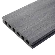 Newtechwood Ultrashield Naturale Voyager Series 1 In X 6 In X 16 Ft Westminster Gray Hollow Composite Decking Board 49 Pack Composite Decking Deck Home Depot