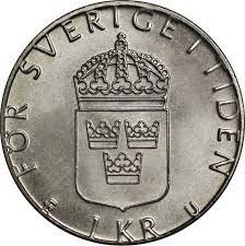 Medal (0°) weight (gr) 4.8: 1 Krona Carl Xvi Gustaf Sweden Numista