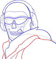 Click the call of duty 1 coloring pages to view printable version or color it online (compatible with ipad and android tablets). How To Draw Ghost Modern Warfare Coloring Page Trace Drawing