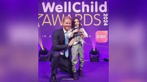 Grimsby: Noah Nicholson meets Prince Harry at WellChild awards