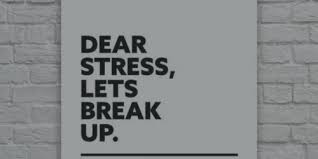 Get rid of that pain in your lower back. Dear Stress Lets Break Up
