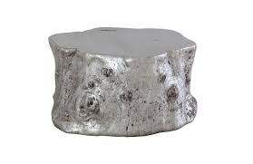 Handmade rustic log coffee table/end tables/lamps set. Log Silver Coffee Table