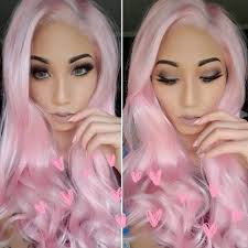 💖MIA COTTON CANDY PINK 🍬 26” Lace Front Wig *NWT