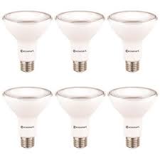 Ecosmart Part B7pr30lp75esd01 Ecosmart 75 Watt Equivalent Par30 Dimmable Energy Star Flood Led Light Bulb Bright White 6 Pack Led Light Bulbs Home Depot Pro