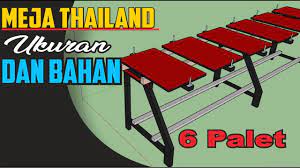 Meja Sablon Thailand 6 Palet Youtube