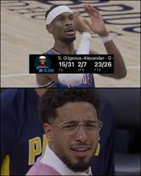 Tyrese Haliburton couldn't believe SGA went to the stripe 26 times!!