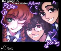 Eugene X Pugsley and Wednesday X Enid