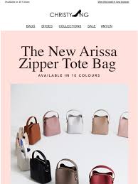 We did not find results for: Christy Ng The New Arissa Zipper Tote Bag Milled
