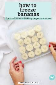 How long can you freeze bananas. How To Freeze Bananas For Smoothies Baking More One Lovely Life