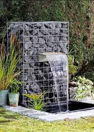 56 Fabulous Gabion Ideas For Your Outdoor Area In 2020 Water Features In The Garden Modern Garden Modern Garden Design