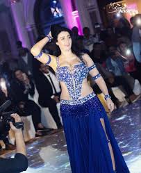 صور صافيناز ببدلة رقص لون ازرق Backless Dress Formal Formal Dresses Formal Dresses Long