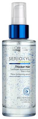 *clinical study, 79 subjects for 6 weeks. L Oreal Professionnel Serioxyl Thicker Hair Serum 90 Ml