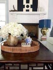 Shades Of Summer Home Tour Black Brown Emily A Clark Coffee Table Decor Tray Round Coffee Table Decor Tray Decor