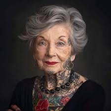 ✨ Age is just a number! ✨ We had the absolute pleasure of tattooing this  amazing woman who, at 70 years old, decided to check off a big item