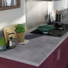 16 beton cire cuisine plan travail designs de chambre designs de salle a manger designs de sal en 2020. Plan De Travail Stratifie Effet Beton Moon Mat L 315 X P 65 Cm Ep 38 Mm Leroy Merlin
