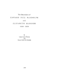 The Descendants of Edward Fitz Randolph &amp; Elizabeth Blossom ...