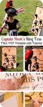 Pirate Party Game Captain Hook S Ring Toss Free Printable Pirate Party Games Pirate Theme Party Pirate Party