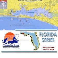 Fl0137 Fishing Hot Spots Ft Walton Beach Including Choctawhatchee Bay