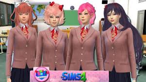 скачать Doki Doki Literature Club на русском на пк The Sims 4 Doki Doki Literature Club In Yandere Academy With Cas And Cc The General Gameplay Of Doki Doki Literature Cl The Sims 4 Packs Sims 4 Club Hairstyles