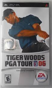 Tiger Woods Pga Tour 06 Psp Sony Playstation Portable Video Game 2006 Portable Video Games Playstation Portable Tiger Woods