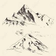 Image Result For Mountains Sketch Mountain Drawing Landscape Drawings Mountain Sketch