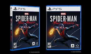 Sony Reveals Ps5 Game Box Design Of Spider Man Miles Morales Sony Showed What Ps5 Game Box Containers Will Appear Like Because It Miles Morales Spiderman Man