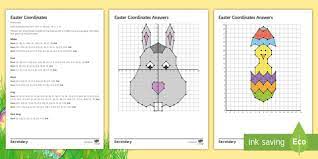 But for some children, this knowledge doesn't come easily and this can lead to anxiety that can impact their final sats score. Spring In To Easter With The Fun Maths Activity Coordinates Differentiated