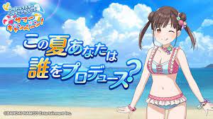 アイドルマスター シャイニーカラーズ公式さんのツイート マカロンのアクセサリーがワンポイント 水玉フリルの水着が可愛いですね 今年の夏は そんな彼女をプロデュースしてみませんか この夏あなたは誰をプロデュース シャニマス idolmaster バナー
