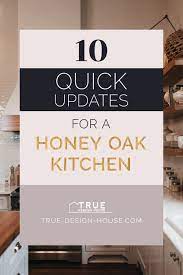 Quick Updates For A Honey Oak Kitchen