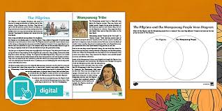 Maybe you would like to learn more about one of these? Pilgrims And Wampanoag Peoples Reading Passages And Venn Diagram Activity