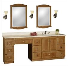 Single Vanity With A Makeup Table Makeup Area Single Sink Bathroom Vanity With Single Sink Bathroom Vanity Bathroom With Makeup Vanity Bathroom Vanity