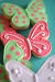 Decorated Royal Icing Decorated Butterfly Cookies
