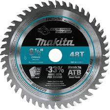 Makita 6 1 2 In 48t Carbide Tipped Cordless Plunge Saw Blade Wood Saw Blade Makita Circular Saw Blades