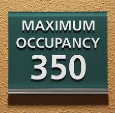 how the maximum occupancy of a building is calculated