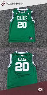 Vintage Boston Celtics Ray Allen Jersey In Perfect Condition Size Is A Youth Large Good For Kids And A Great Collecto Ray Allen Jersey Jersey Boston Celtics