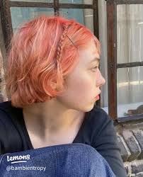 peach hair inspo 🍑