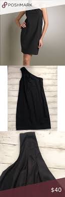 Vince Black One Shoulder Cotton Dress Black Vince One Shoulder Mini Dress With Pleated Accents At Shoulder Tonal Stitchi In 2020 Clothes Design Fashion Cotton Dresses
