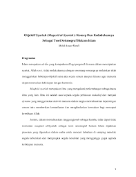 Menceritakan berkaitan penjagaan maqasid syariah dari 5 sudut iaitu:1. Pdf Objektif Syariah Maqasid Al Syariah Konsep Dan Kedudukannya Sebagai Teori Seismograf Hukum Islam Assoc Prof Dr Mohd Anuar Ramli Academia Edu