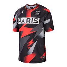 Jordan m j jumpman air hbr ss crew. Jersey Nike Paris Saint Germain Jordan Mesh 2019 2020 Black Infrared Futbol Emotion