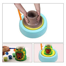 This is a wheel that requires hand spinning and doesn't fall into the kick or treadle categories: Iamglobal Pottery Wheel Art Craft Kit Diy Pottery Studio Craft Activity Artist Studio Ceramic Machine With Air Dry Clay Educational Toy For Kids Beginners Snapklik