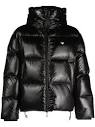 Emporio Armani logo-embroidered Hooded Padded Jacket - Farfetch