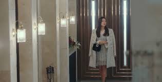 사랑의 불시착 10회 손예진 코트 투피스 가방 발망 트위드코트 투피스 로저비비에 스트라스 백 윤세리 패션 2020 패션 코트 가방