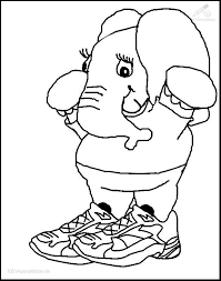 Wie zeichnet man ein kawaii teebeutel. 1001 Ausmalbilder Tiere Elefant Elefant Ausmalbild