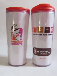 Dunkin Donuts Aladdin Insulated Tumbler 16 Oz This Teacher Runs On Dunkin 2 Cups Dunkindonuts Dunkin Dunkin Donuts Insulated Mugs