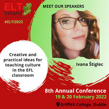 ELT IRELAND على X: "Our speakers are traveling to Ireland from all over the  world! Abeer Okaz, Ivana Štiglec, Deborah Tobin, and Meri Maroutian will be  at Griffith College to inspire you