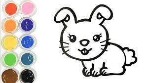 131 dessins de coloriage lapin à imprimer. Dessin Et Coloriage D Un Lapin Et Elephant Dessin Pour Bebe Youtube
