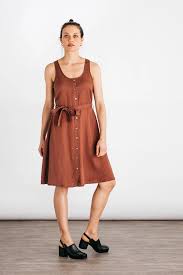 Tencel Dress Womens Aletta Copper By Bridge Burn Tencel Dress Dresses Womens Dresses