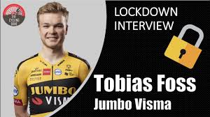 De tweede etappe werd gekleurd door onder meer jos van emden. Lockdown Interview With Tobias Foss Jumbo Visma Youtube
