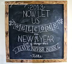 They are easy and fun for the whole family. New Years Chalkboard The Lilypad Cottage