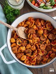 Add nutmeg, salt and pepper to taste. Orecchiette With Smoked Turkey Sausage Slimming Eats